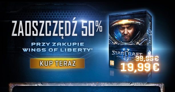 50% di sconto su Wings of Liberty. Acquista ora