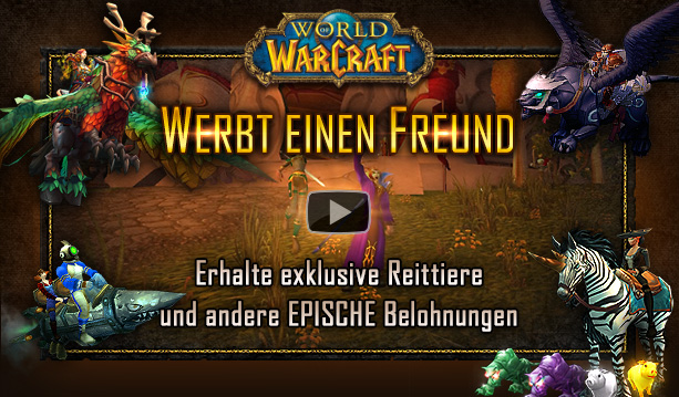 Mit dem neuen „Werbt einen Freund“-Programm erhältst du ein exklusives Reittier oder andere EPISCHE Belohnungen