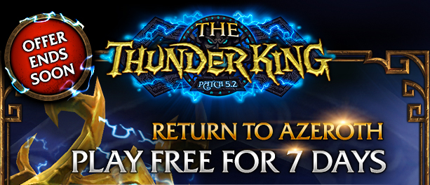 The Thunder King has returned - Play FREE for 7 days