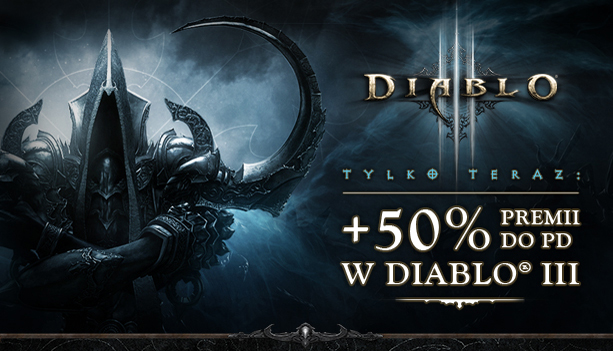 Premia +50% do doświadczenia w Diablo III