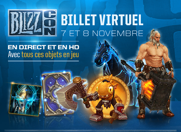 Billet virtuel de la BlizzCon