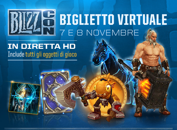 Biglietto virtuale BLIZZCON