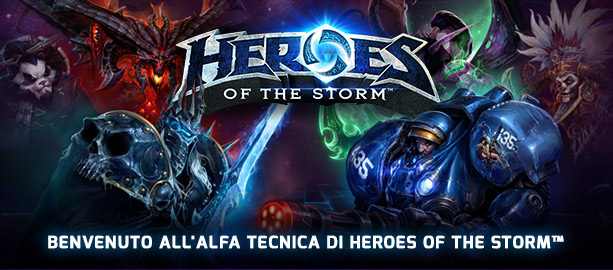 Benvenuto all'alfa tecnica di Heroes of the Storm™