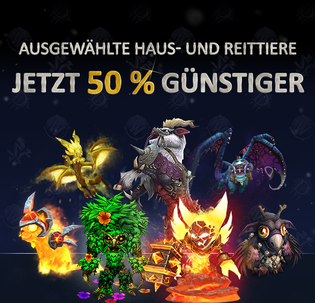 World Of Warcraft: Ausgewählte Haus- Und Reittiere Jetzt 50 % Günstiger!