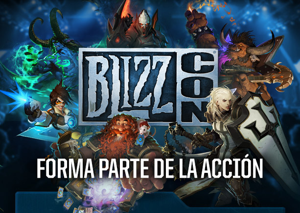 Forma parte de la acción BlizzCon®