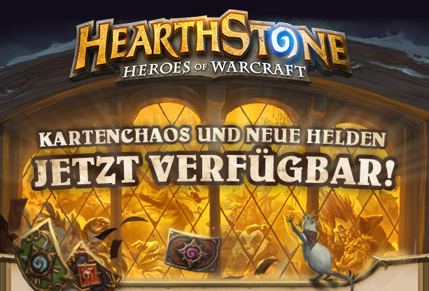 Kartenchaos und neue Helden jetzt in Hearthstone verfügbar!