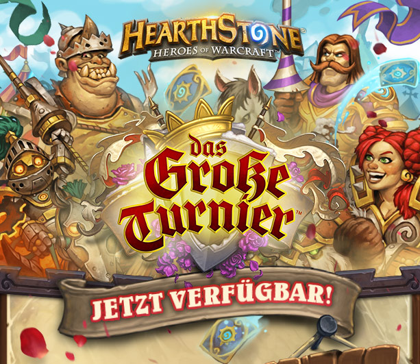 Das Große Turnier ist jetzt verfügbar! Spiele die neue Hearthstone-Erweiterung.