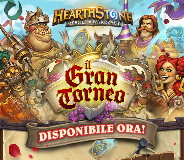 Il Gran Torneo è finalmente live! Gioca la nuova espansione di Hearthstone.