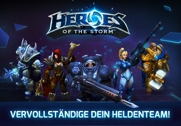 VERVOLLSTÄNDIGE DEIN TEAM IN HEROES!