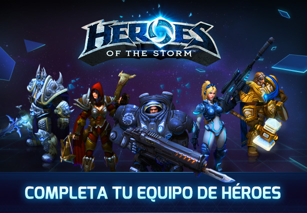 COMPLETA TU EQUIPO DE HÉROES