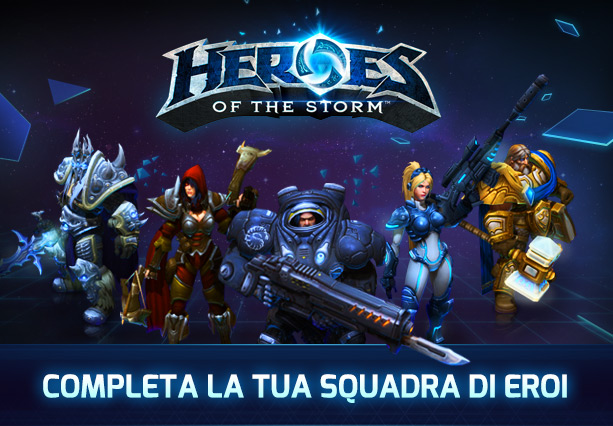 COMPLETA LA TUA SQUADRA DI HEROES