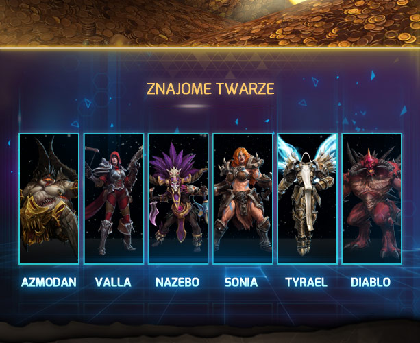 ZNAJOME TWARZE: AZMODAN, VALLA, NAZEBO, SONIA, TYRAEL, DIABLO