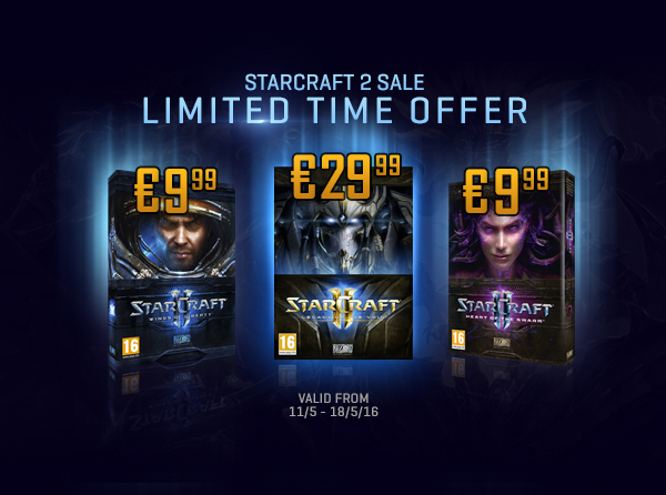 Starcraft 2 Sale - Limited time offer