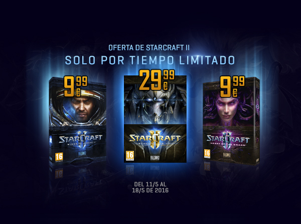 Oferta de Starcraft II - Solo por tiempo limitado
