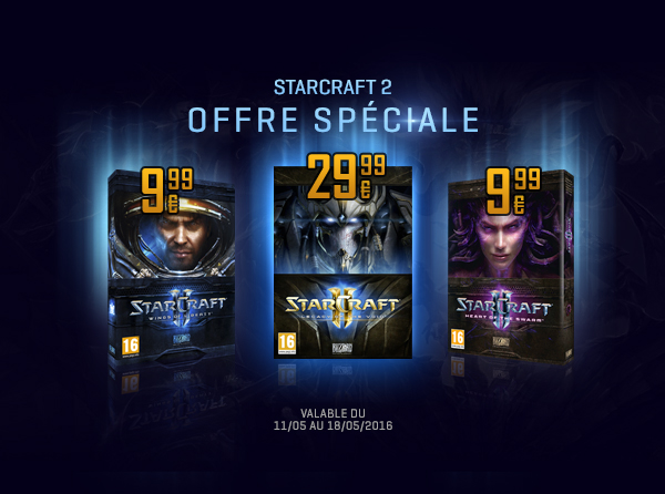 Offre spéciale Starcraft II