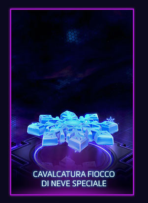 CAVALCATURA FIOCCO DI NEVE SPECIALE