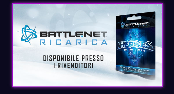 RICARICA BATTLE.NET - DISPONIBILE PRESSO I RIVENDITORI