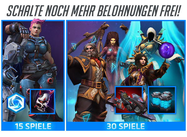 SCHALTE NOCH MEHR BELOHNUNGEN FREI! <br /> 15 SPIELE <br /> 30 SPIELE