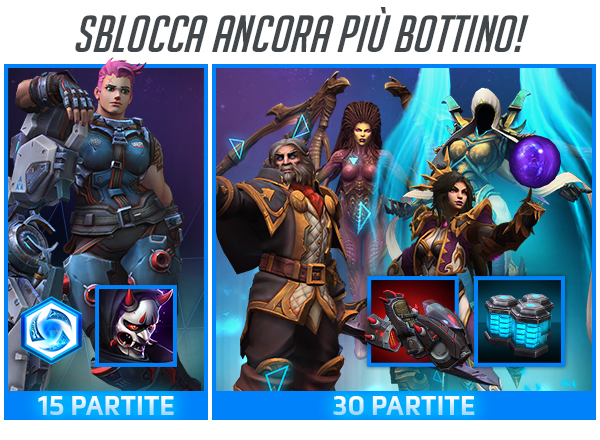 SBLOCCA ANCORA PIÙ BOTTINO! <br /> 15 PARTITE <br /> 30 PARTITE