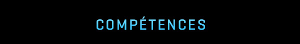 COMPÉTENCES<br /><br />