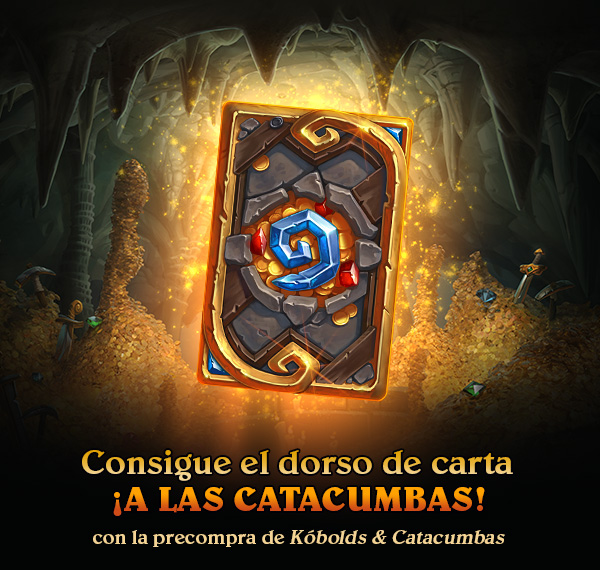 Consigue el dorso de carta <br />¡A LAS CATACUMBAS!<br /> <br /> con la precompra de <i>Kóbolds & Catacumbas</i>.
