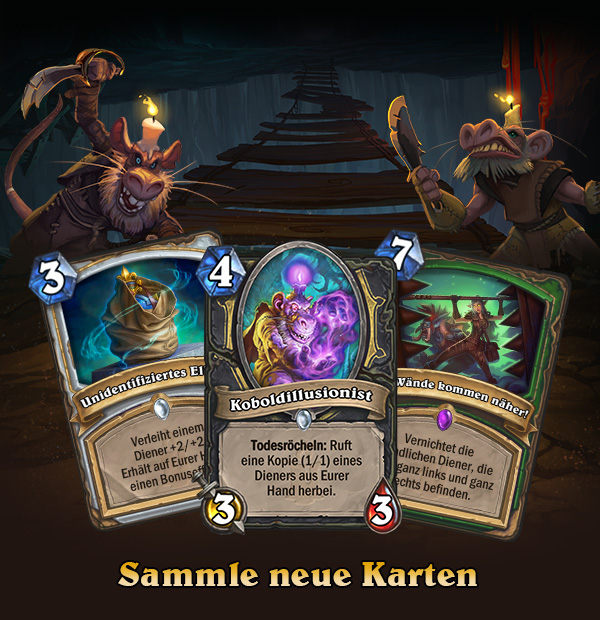 Sammle neue Karten