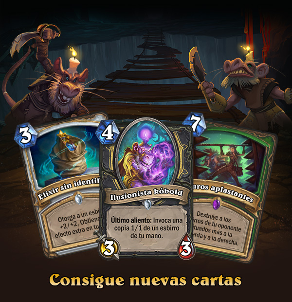 Consigue nuevas cartas