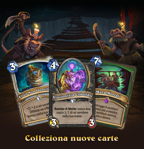 Colleziona nuove carte