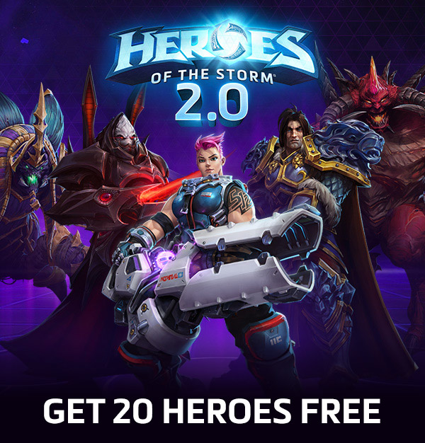 v(@FirstName)=%% - Get 20 Heroes Free with Heroes of the Storm 2.0 - Now  Live!