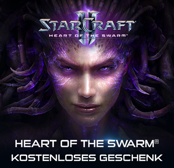 StarCraft II<br />HEART OF THE SWARM<br />KOSTENLOSES GESCHENK